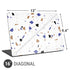 White Terrazzo Universal Laptop 16in (13 x 9.4in) Skin